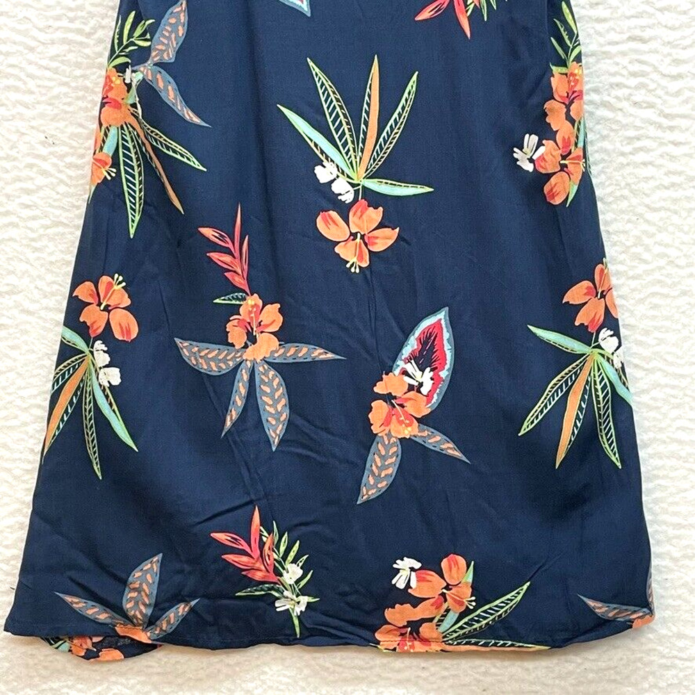 Kiwi and Punch Dress Womens Extra Small Blue Floral Beach Hawaiian Flowy Light - Picture 5 of 13